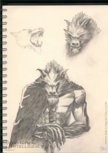 Sketch Charr Warrior